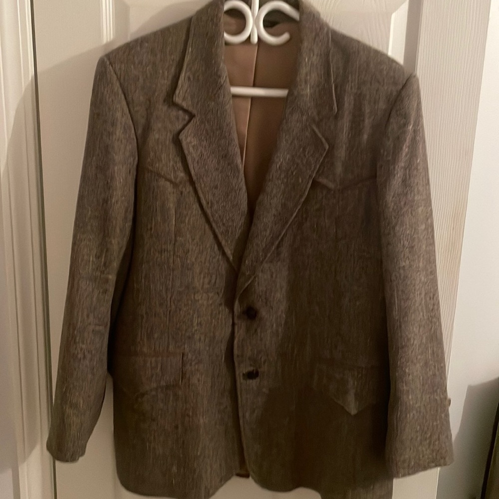 Light brown pioneer wear suit jacket